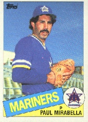 1985 Topps Baseball Cards      766     Paul Mirabella